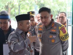 Kapolres Majalengka Pimpin Pengamanan Rekapitulasi Penghitungan Suara Di Hotel Putra Jaya
