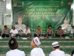 Sambut Bulan Suci Ramadhan, Polres Metro Jakarta Selatan Gelar Doa Bersama Dan Santunan Anak Yatim