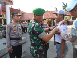 Polres Cirebon Kota Laksanakan Apel Gelar Pasukan Operasi Keselamatan Lodaya Tahun 2024