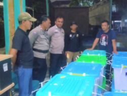 Personil Polres Tangsel Kawalan Ketat Rapat Pleno PPK Ciputat Timur