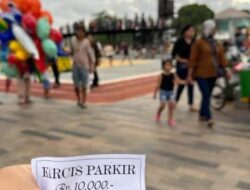 Kapolsek Kompol Bambang Askar Sodiq Pastikan Fasilitas Parkir Alun Alun Kecamatan Pondok Aren Gratis
