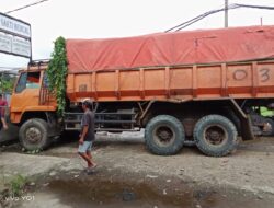 Lolos dari Pandangan APH Parungpanjang, Truk Tambang Pagi Siang Malam Bebas Operasional