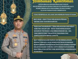 Polres Cirebon Kota Imbau Masyarakat Jaga Kamtibmas Saat Bulan Ramadhan