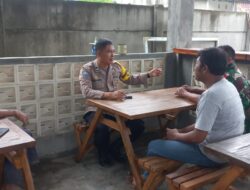 Pentingnya Keamanan Selama Bulan Suci Ramadan, Bhabinkamtibmas Kelurahan Serua Indah Sambangi Warga