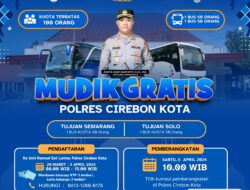 Polres Cirebon Kota Gelar Mudik Gratis Tujuan Semarang Dan Solo