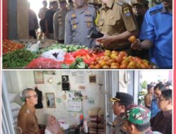 Bersama Forkopimda Kapolres Cirebon Kota Tinjau Harga Kebutuhan Bahan Pokok Di Pasar Jagasatru