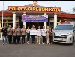 Polres Cirebon Kota Terima Hibah 1 Unit Ambulance Dari Bank BRI