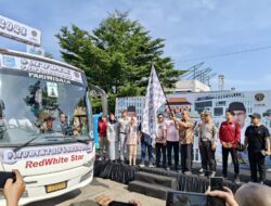 Kapolsek Serpong Hadiri Pelepasan Mudik Gratis Pemkot Tangsel 2024