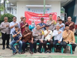 Jum’at Curhat, Kapolres Berpesan Tingkatkan Siskamling Menjelang Lebaran
