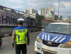 Gatur lalin di Bawah Kolong Fly Over Ciputat Antisipasi Kepadatan Kendaraan dan Lawan Arus
