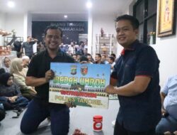 Sat Reskrim Buka bersama dengan Anak Yatim dilanjutkan Dengan Santunan dan Doorprize Umroh