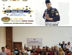 Ucapan Hari Raya Idul Fitri 1 Syawal 1445 H Dari Ketua Umum DPP Lembaga Investigasi Negara Serta Segenap Jajaran