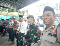 Jalin Silaturahmi Polsek Pondok Aren Hadiri Acara Halal Bihalal di Kelurahan Jurangmangu Timur