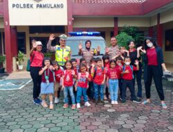 Pengenalan Profesi Polisi di Polsek Pamulang Menginspirasi Anak-anak Usia Dini
