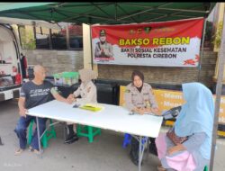 Bakso Rebon Polresta Cirebon Meriahkan Bazar Murah Ramadan