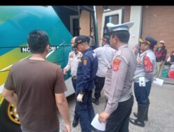 Sat Lantas Polresta Cirebon Bersama Dinas Perhubungan Kabupaten Cirebon Laksanakan Pengecekan Kelayakan Kendaraan Menjelang Ops Ketupat Lodaya Tahun 2024