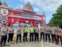 Antisipasi Lonjakan Arus Balik Polsek Jatiwangi Bersinergi Di Pos Yan Rest Area KM 166 Tol Cipali
