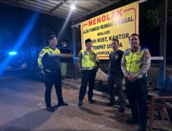 Antisipasi Kejahatan Malam Polres Tangsel Lakukan Patroli Rumsong