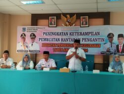 Gelar Pelatihan Hantaran Pengantin Kelurahan Kedaung, Ini Pesan Camat Pamulang H.Mukroni