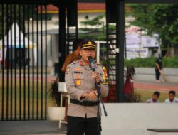Kompol Bambang AS Pimpin Apel Gabungan Tiga Pilar di Alun Alun Kecamatan Pondok Aren Tangsel