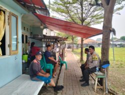 Bhabinkamtibmas Bencongan Sambangi Warga Pasca Lebaran