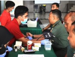 Personal Puspenerbad, Balakada dan Skadron 21/AAY Laksanakan Kegiatan Donor Darah Dalam Rangka Memenuhi Ketersediaan Darah di RSPAD