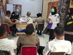 Sidokkes Polres Tangsel Cek Kesehatan Personel Polsek Ciptim