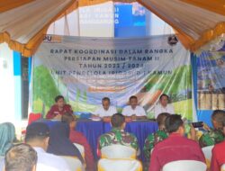 Rapat Koordinasi Persiapan Musim Tanam II Dilaksanakan Oleh Unit Pengelola Irigasi D.I Kamun BBWS Cimanuk Cisanggarung