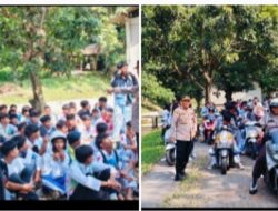 Respon Cepat Polsek Talun Bubarkan Kerumunan Pelajar