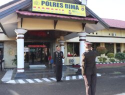 Pimpin Upacara Hari Lahir Pancasila ini Pesan Kapolres Bima AKBP Eko Sutomo S.I.K.,M.I.K