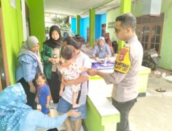 Bhabinkamtibmas Aiptu Samsul Hairudin Monitoring Dan Sambang Posyandu Melati 2 Pondok Aren