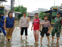 Pengecekan Genangan Air di Perumahan Roswod oleh Polsek Ciputat Timur