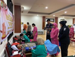 Sambut Hari Bhayangkara Ke-78, Polres Tangsel Gelar Donor Darah