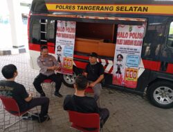 Sosialisasi Dan Himbauan Pelayanan Hallo Polisi 110 Di Terminal BSD Serpong