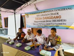 Musyawarah Desa RKPDes 2025 Dihadiri oleh Bhabinkamtibmas di Desa Dangdang