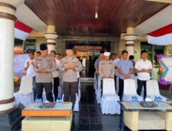 Menyambut HUT Bhayangkara Ke-78, Polres Bima Gelar Do,a Bersama Lintas Agama