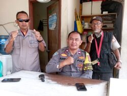 Bhabinkamtibmas Kelurahan Pamulang Barat Sambang dengan Satuan Keamanan