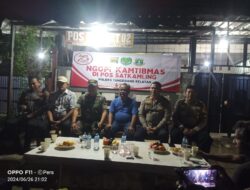 Ngopi Kamtibmas Bersama WargaRW 02 Kedaung Kanit Binmas Apresiasi Kamtibmas Kedaung