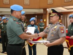 Kapolres Tangerang Selatan Terima Brevet Kehormatan “Setia Waspada” Paspampres