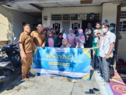 Bhabinkamtibmas Kelurahan Lengkong Karya Pantau Kegiatan “Ngider Sehat” di Kp. Buaran