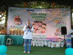 Berbagai Perlombaan Di Acara Hari Anak Nasional Yang Digelar Gerai Lengkong Tangsel