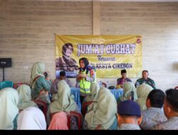 Polresta Cirebon Gelar Jum’at Curhat Di Balai Desa Tegalsari Kecamatan Plered