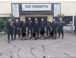 Tim Patroli Raimas Macan Kumbang 852 Polresta Cirebon Gagalkan Tawuran Di Kecamatan Talun