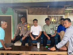 Bhabinkamtibmas Kel. Lengkong Wetan Sambangi Warga Kp. Poncol, Sampaikan Himbauan Kamtibmas