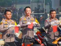 Dalam Waktu Kurang Dari Dua Minggu Polres Tangsel Amankan Belasan Kendaraan Roda Dua Dan 10 Orang Pelaku