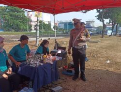 Sat Lantas Polres Tangerang Selatan Gelar Uji Emisi Kendaraan
