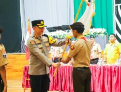 Kapolres Tangsel Pimpin Upacara Pembukaan Perlombaan Pramuka dan Saka Bhayangkara Se-Jabodetabek di SMAK Penabur