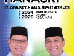 Mustafa dan Hanasri Raih Nomor Urut 1 di Pilkada Aceh Jaya