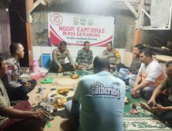 Sambut Pilkada Serentak 2024, Polsek Kelapa Dua Gelar Diskusi Santai Bersama Warga