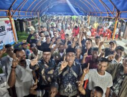 Suka Cita Masyarakat Kecamatan Pasi Raya Sambut Kedatangan Paslon Munas Sehati
